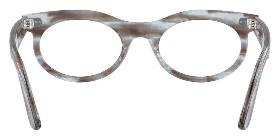 Ray-Ban RB2242V Wayfarer Oval 8361 50 - Striped Transparent Blue #id:rx2242v8361_s:100115