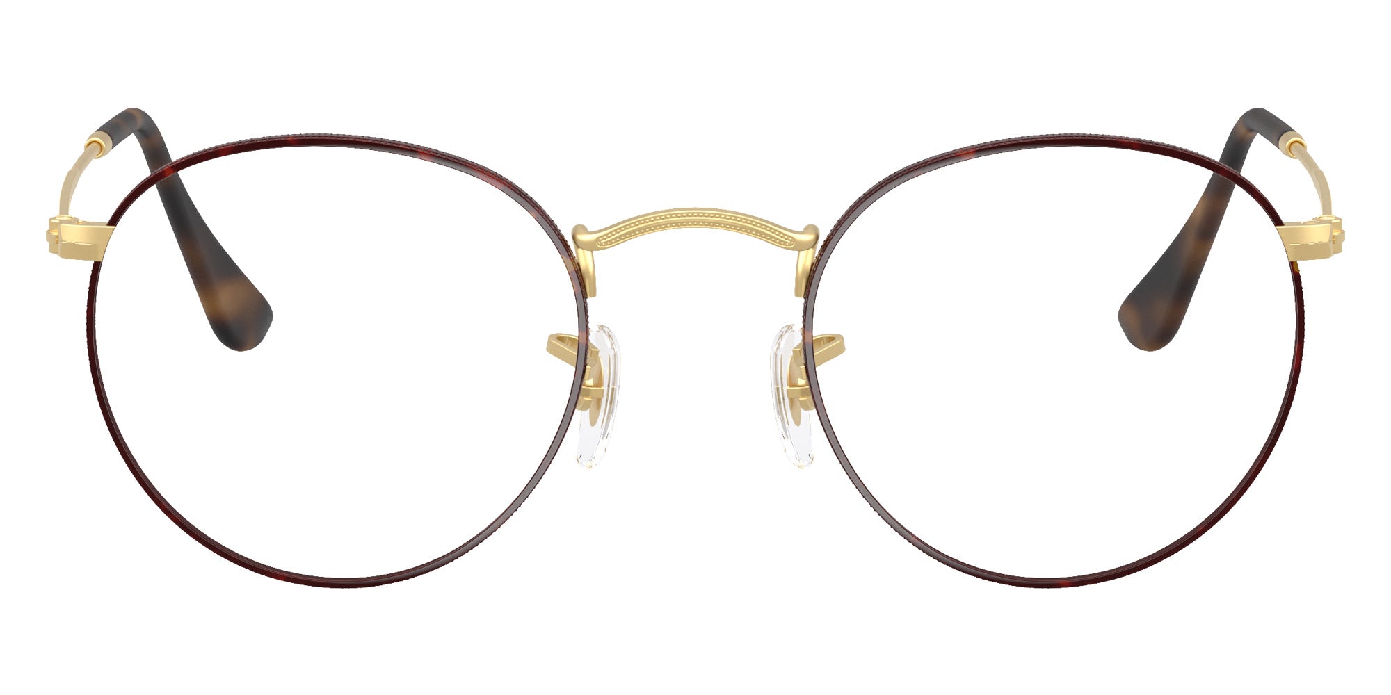 Ray-Ban RB3447V Round Metal 3188 50 - Matte Havana on Matte Arista Gold #id:rx3447v3188_s:102100