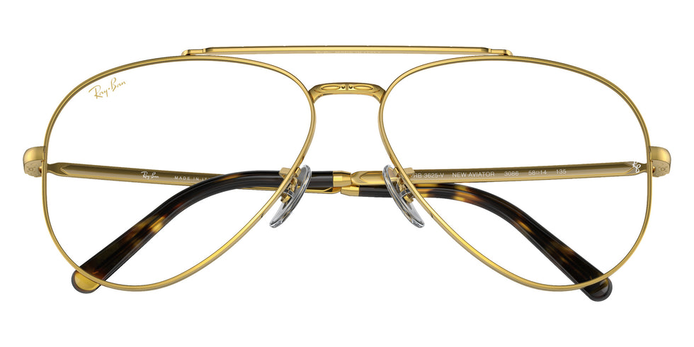 Ray-Ban RB3625V New Aviator 3086 58 - Gold #id:rx3625v3086_s:100125