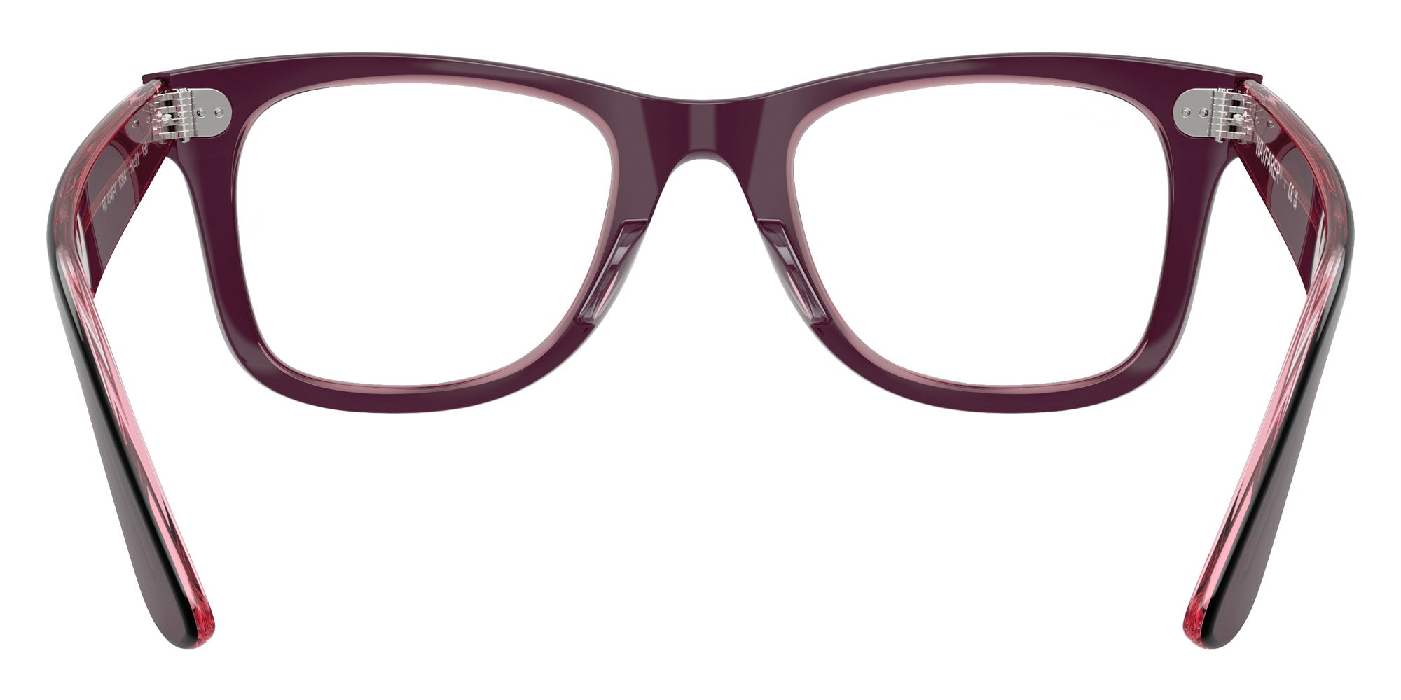 Ray-Ban RB4340V Wayfarer Ease 8364 50 - Violet on Transparent Pink #id:rx4340v8364_s:102115
