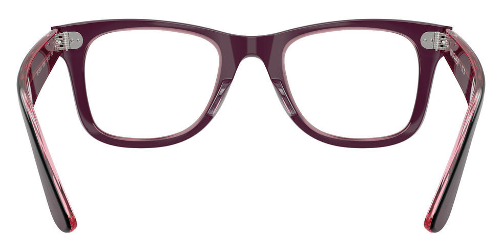Ray-Ban RB4340V Wayfarer Ease 8364 50 - Violet on Transparent Pink #id:rx4340v8364_s:102115