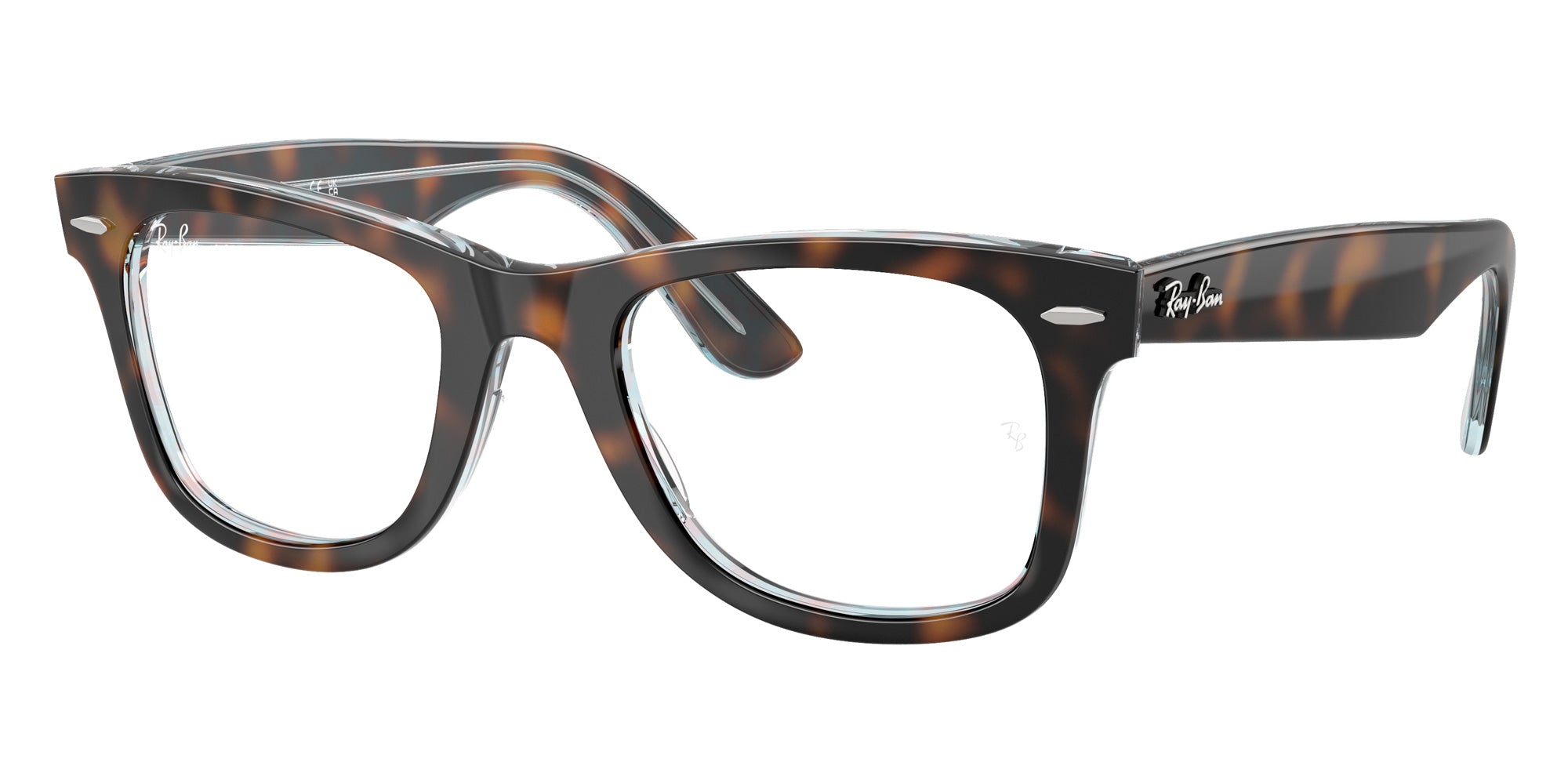 Ray-Ban RB4340V Wayfarer Ease 8401 50 - Dark Havana on Multicolor #id:rx4340v8401_s:104105