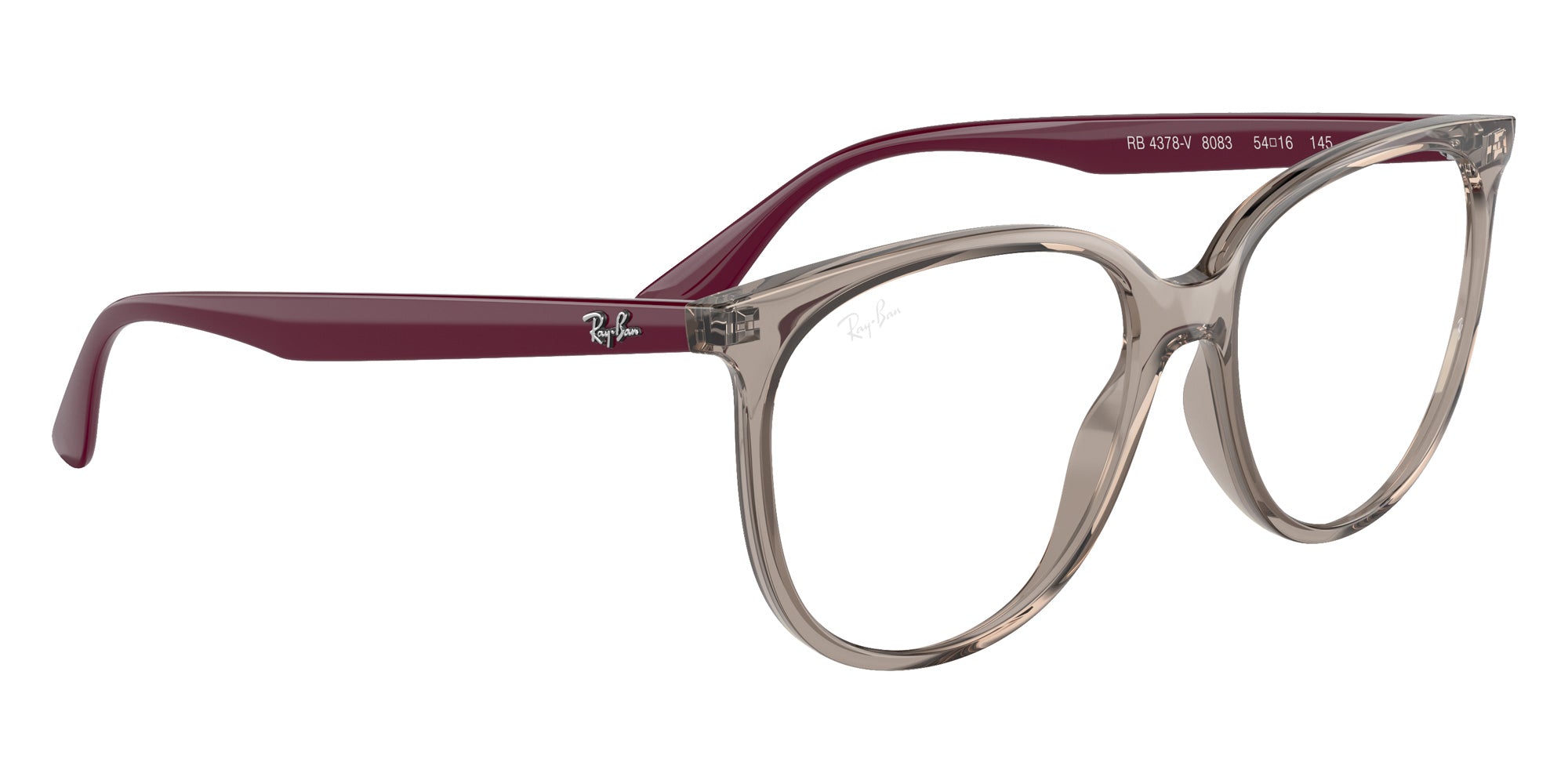 Ray-Ban RB4378V 8083 54 - Transparent Gray #id:rx4378v8083_s:110120