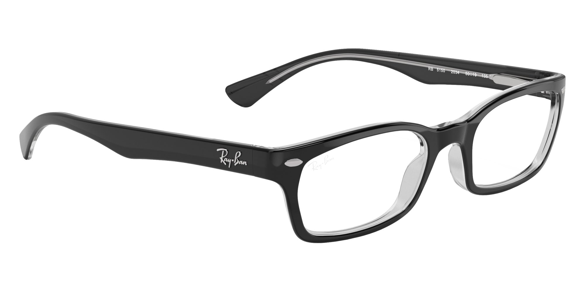 Ray-Ban RB5150 2034 50 - Black on Transparent #id:rx51502034_s:100120