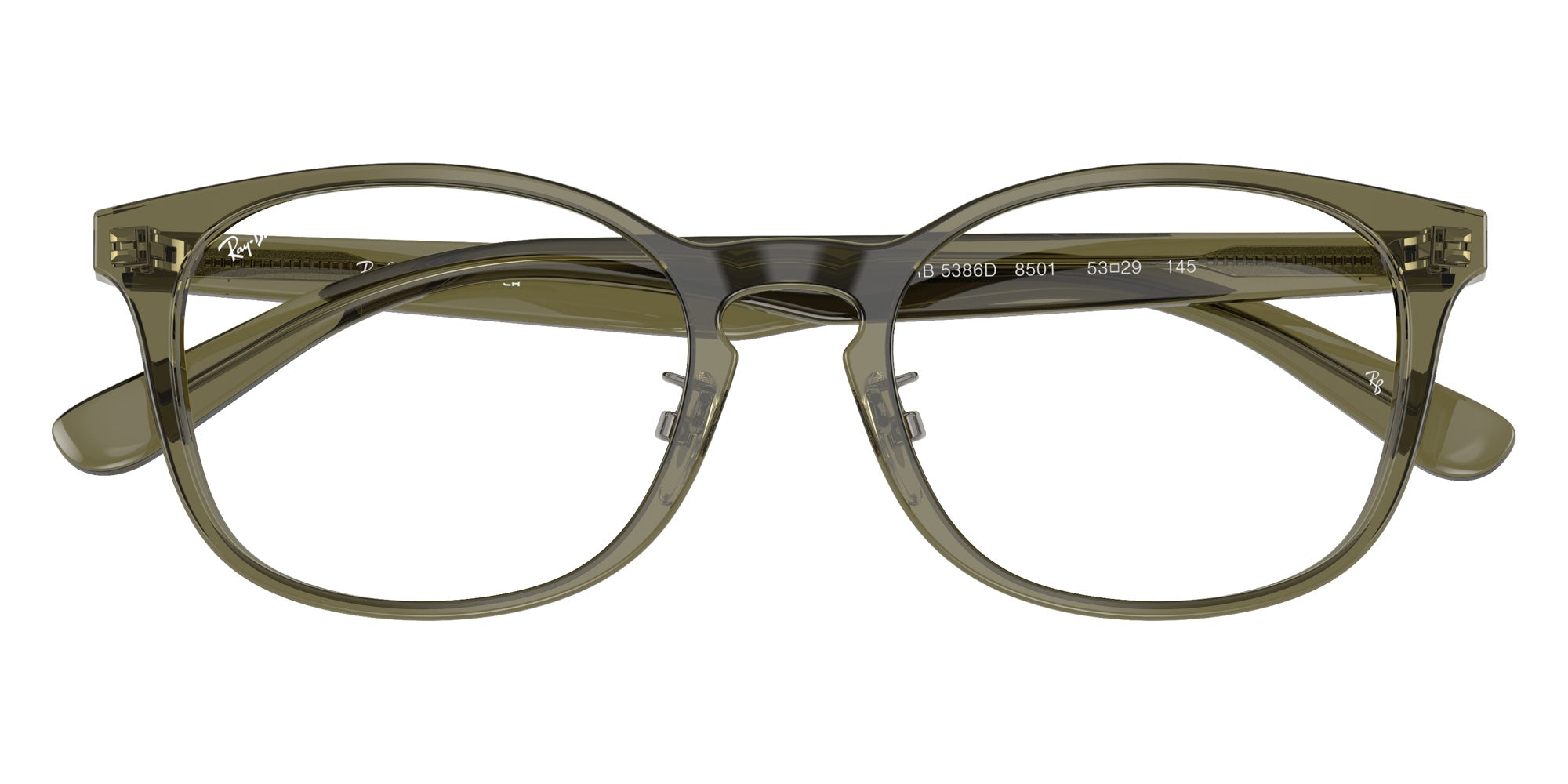 Ray-Ban RB5386D 8501 51 - Transparent Brown Heart #id:rx5386d8501_s:100125
