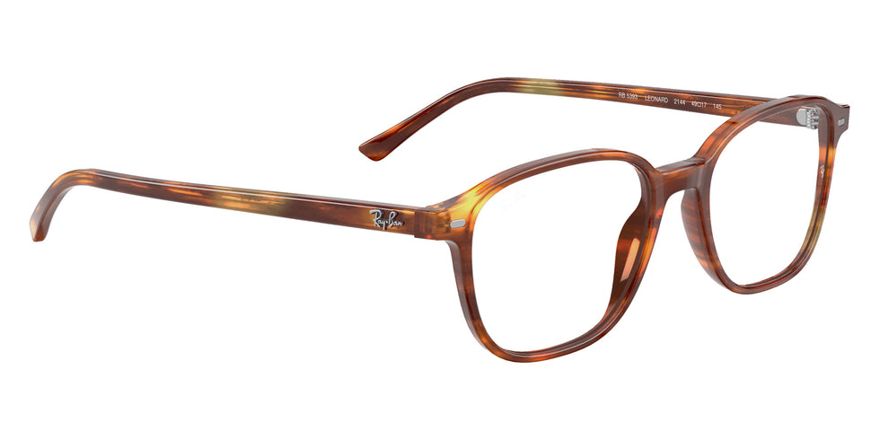 Ray-Ban RB5393 Leonard 2144 49 - Striped Havana #id:rx53932144_s:100120