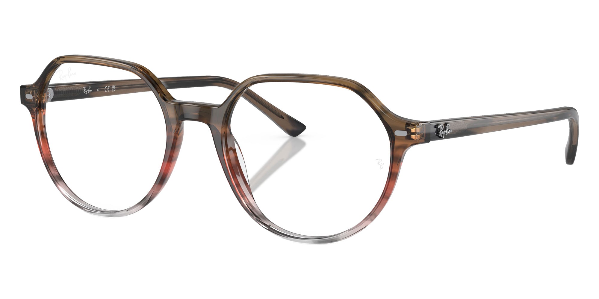 Ray-Ban RB5395 Thalia 8251 49 - Striped Brown & Red #id:rx53958251_s:100105
