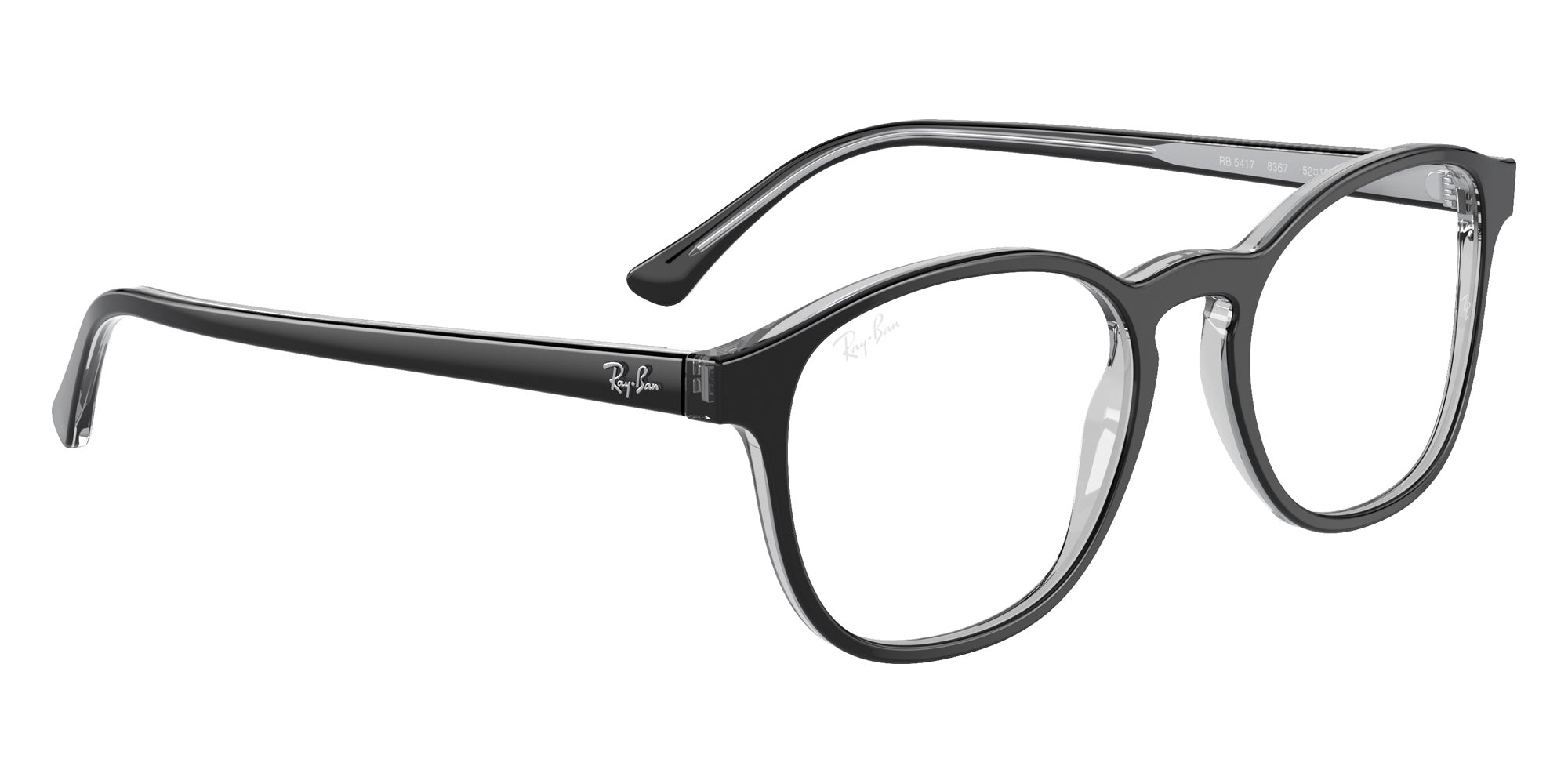 Ray-Ban RB5417 8367 50 - Dark Gray on Transparent #id:rx54178367_s:104120