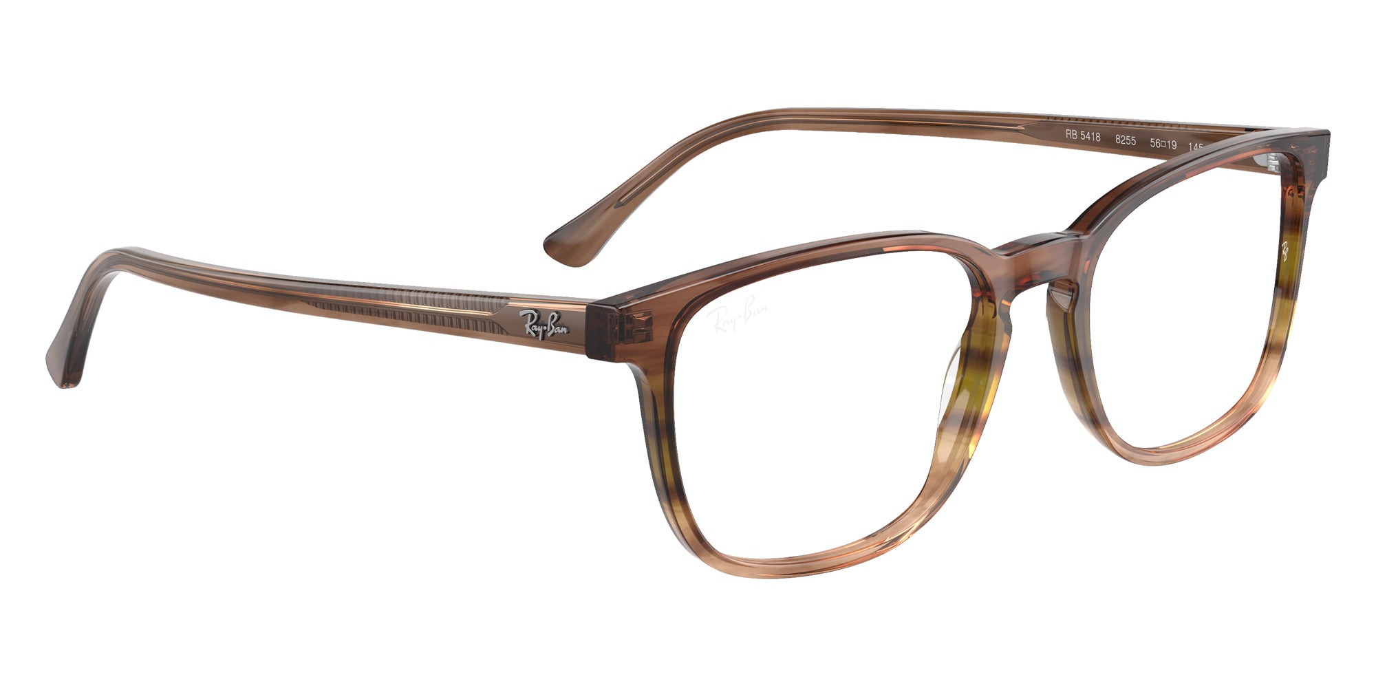 Ray-Ban RB5418 8255 54 - Striped Brown & Green #id:rx54188255_s:100120