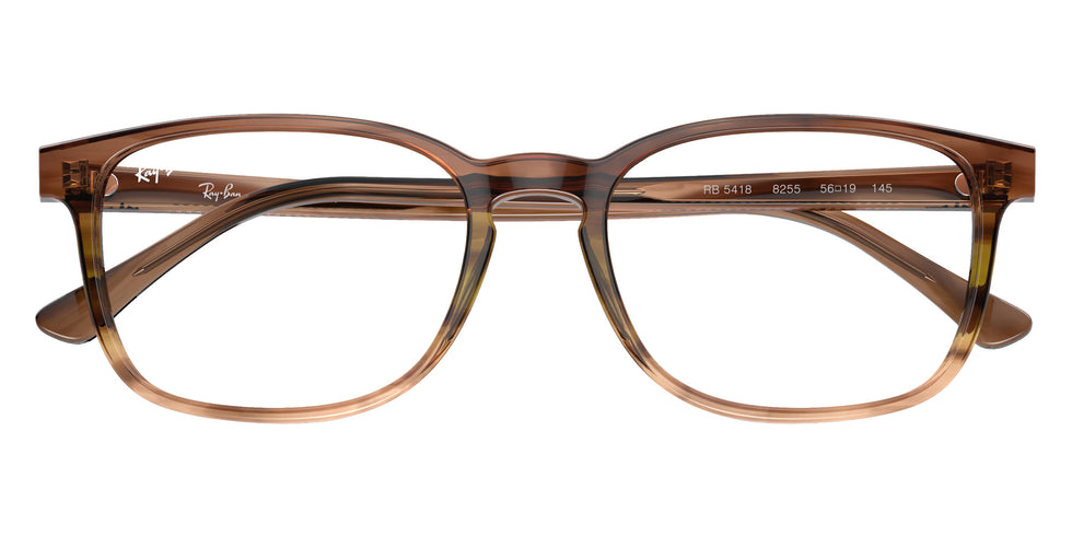 Ray-Ban RB5418 8255 54 - Striped Brown & Green #id:rx54188255_s:100125