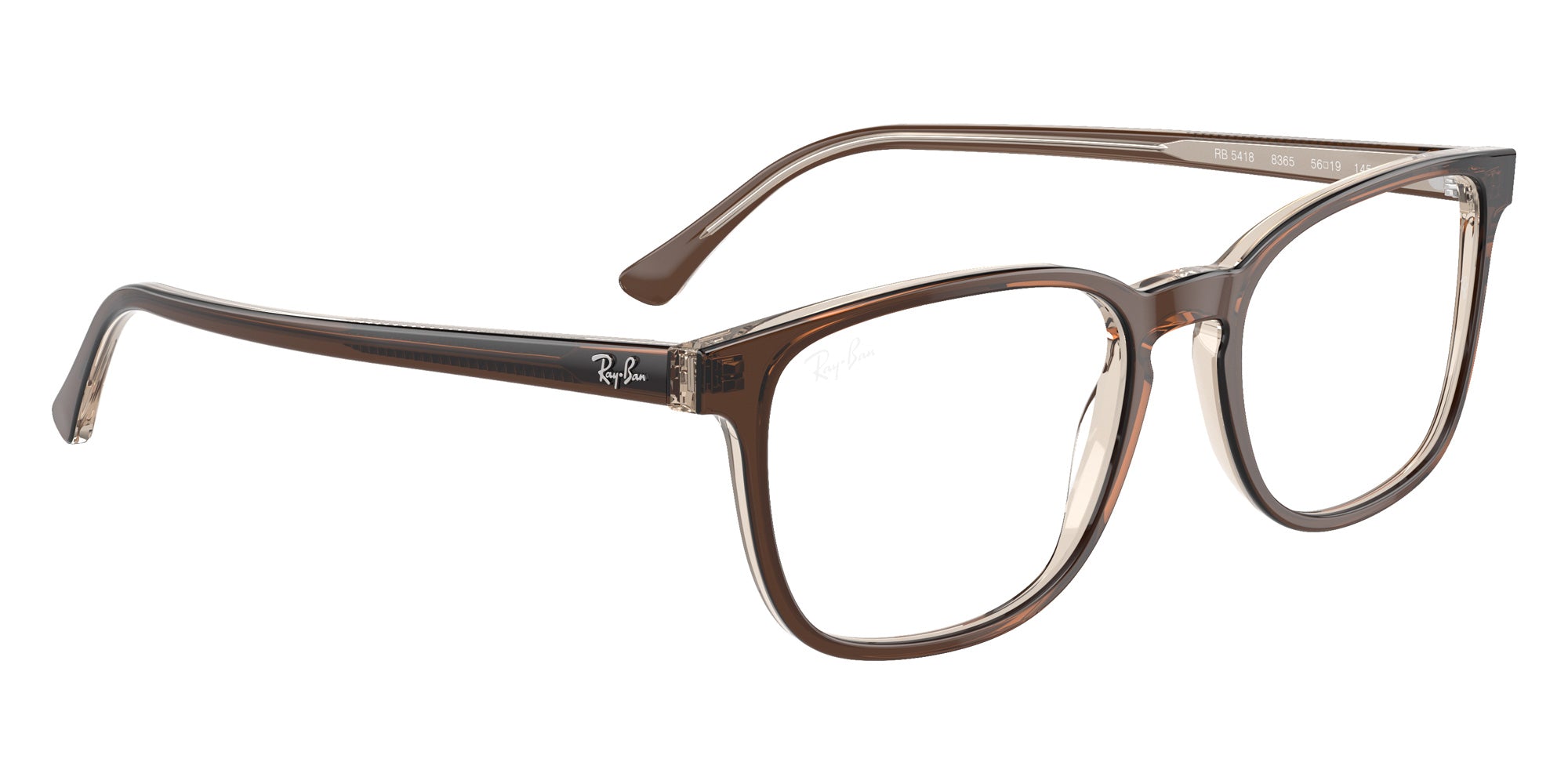 Ray-Ban RB5418 8365 56 - Brown on Transparent Light Brown #id:rx54188365_s:100120