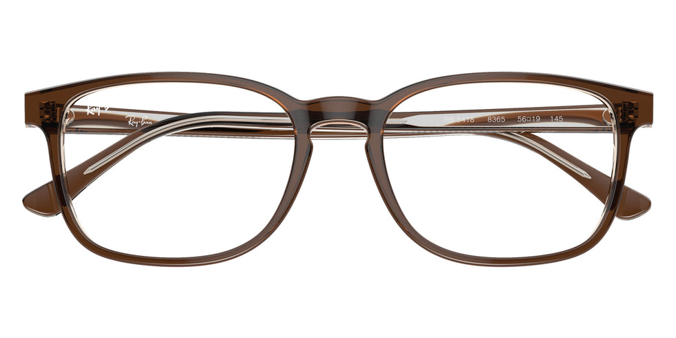 Ray-Ban RB5418 8365 56 - Brown on Transparent Light Brown #id:rx54188365_s:100125