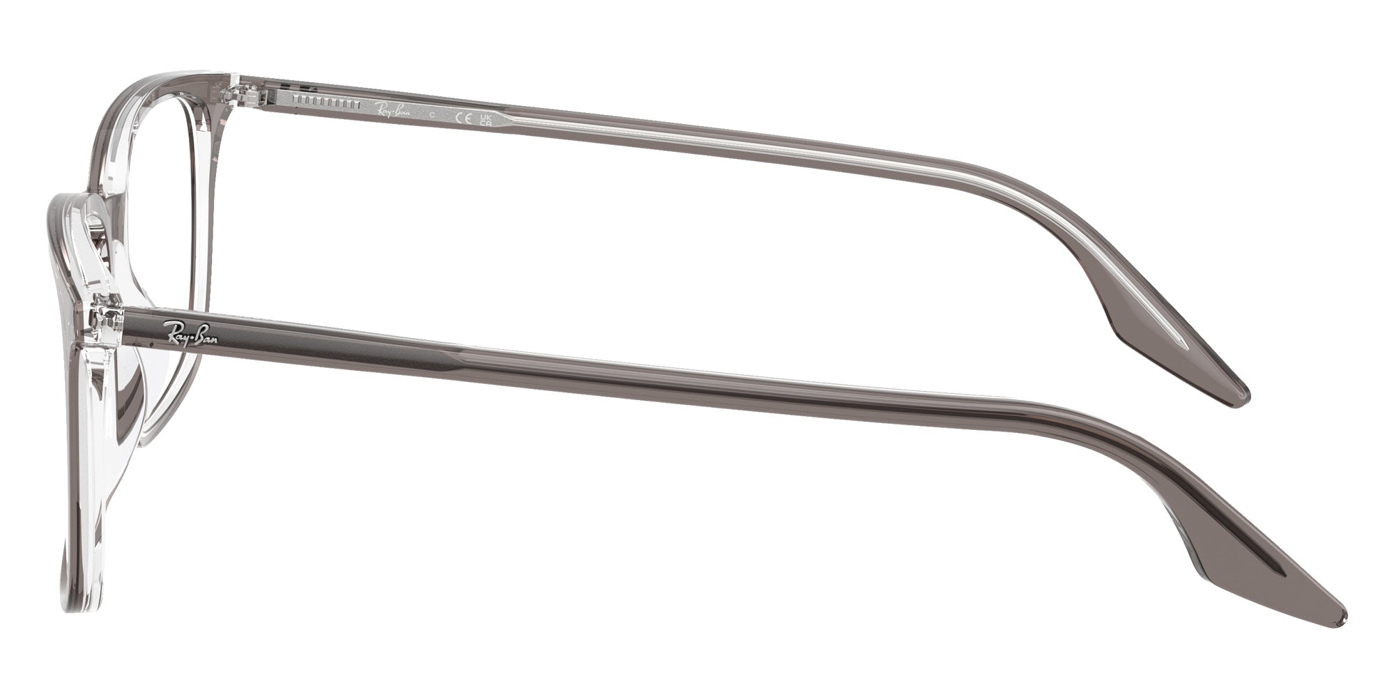 Ray-Ban RB5421F 8111 55 - Gray Transparent #id:rx5421f8111_s:100110
