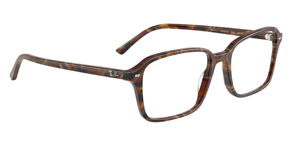 Ray-Ban RB5431F Raimond 8395 54 - Transparent Fantasy Brown & Yellow #id:rx5431f8395_s:100120