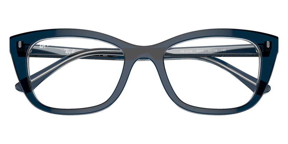 Ray-Ban RB5433 8324 50 - Blue on Transparent Blue #id:rx54338324_s:100125