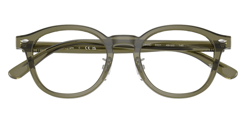 Ray-Ban RB5443D 8501 49 - Transparent Brown Heart #id:rx5443d8501_s:100125