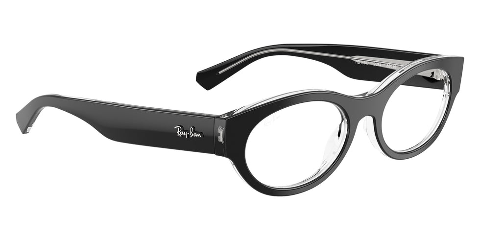 Ray-Ban RB5447 2034 53 - Black on Transparent #id:rx54472034_s:100120