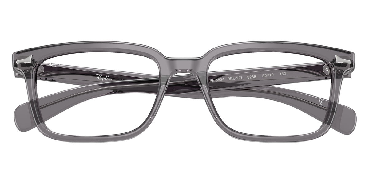 Ray-Ban RB5534 Brunel 8268 53 - Transparent Gray #id:rx55348268_s:116125