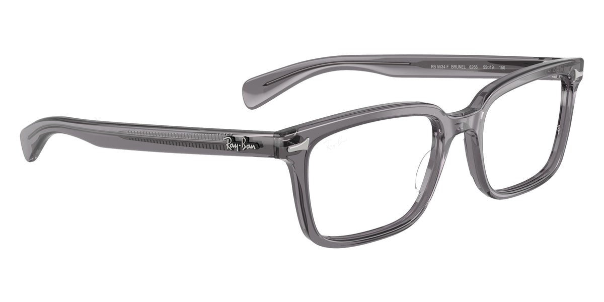 Ray-Ban RB5534F Brunel 8268 53 - Transparent Gray #id:rx5534f8268_s:106120