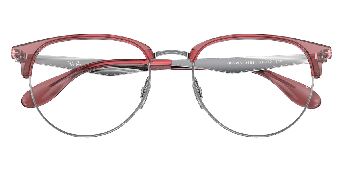 Ray-Ban RB6396 3131 53 - Transparent Red on Silver #id:rx63963131_s:100125