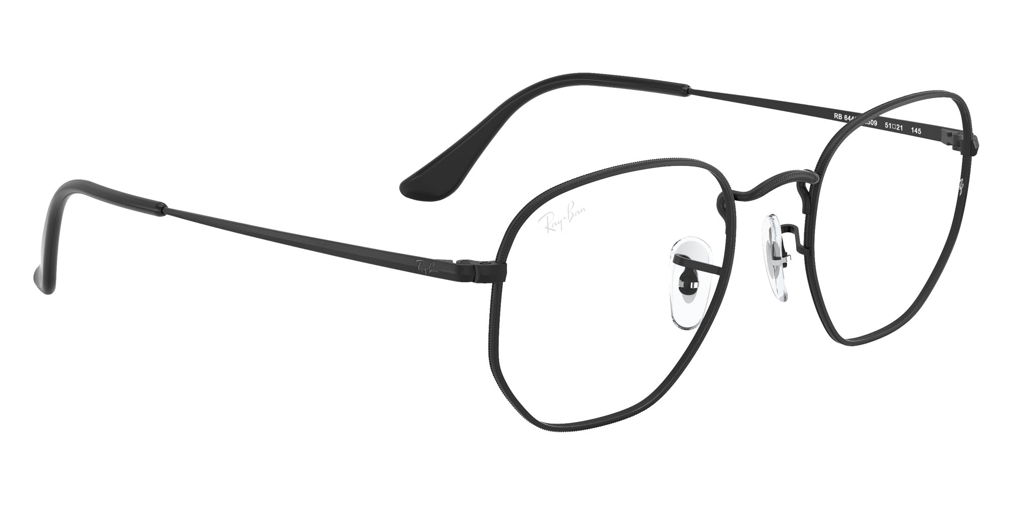 Ray-Ban RB6448 Hexagonal 2509 51 - Black #id:rx64482509_s:106120