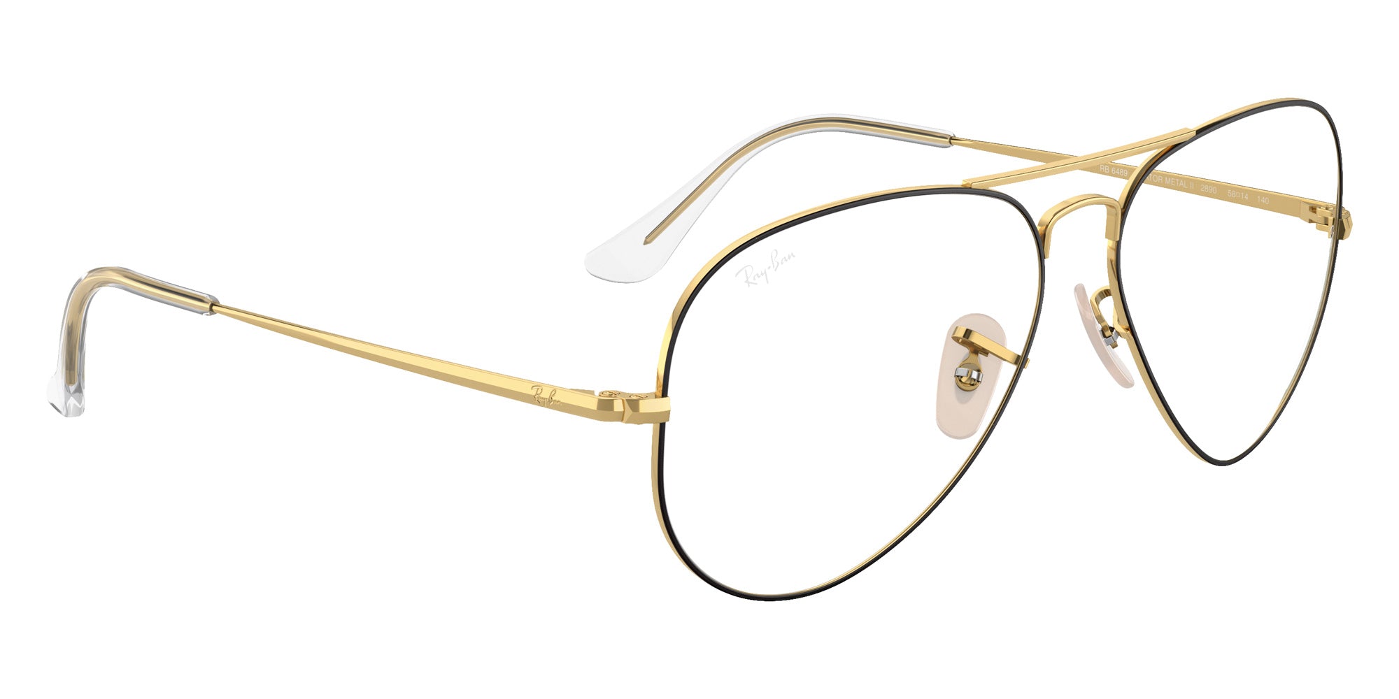 Ray-Ban RB6489 Aviator 2890 58 - Gold #id:rx64892890_s:100120