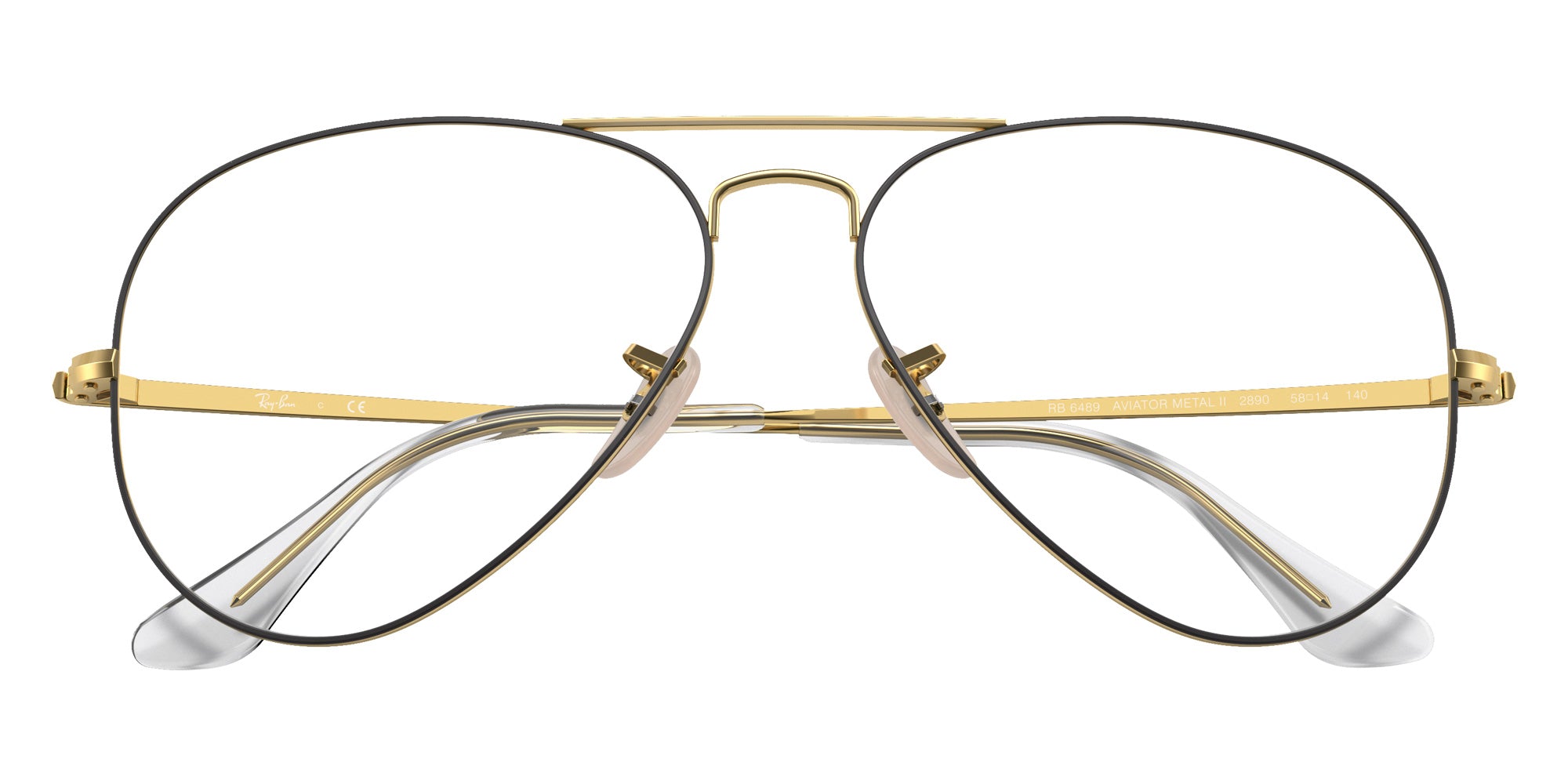 Ray-Ban RB6489 Aviator 2890 58 - Gold #id:rx64892890_s:100125