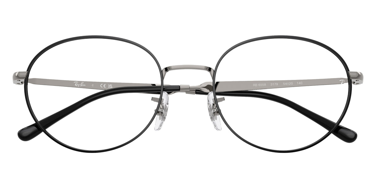 Ray-Ban RB6558 3179 52 - Black on Gunmetal #id:rx65583179_s:116125