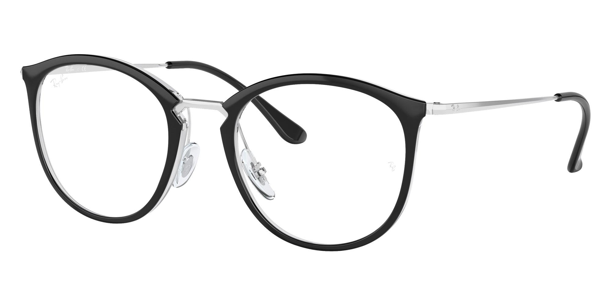 Ray-Ban RB7140 5852 51 - Black On Transparent #id:rx71405852_s:100105