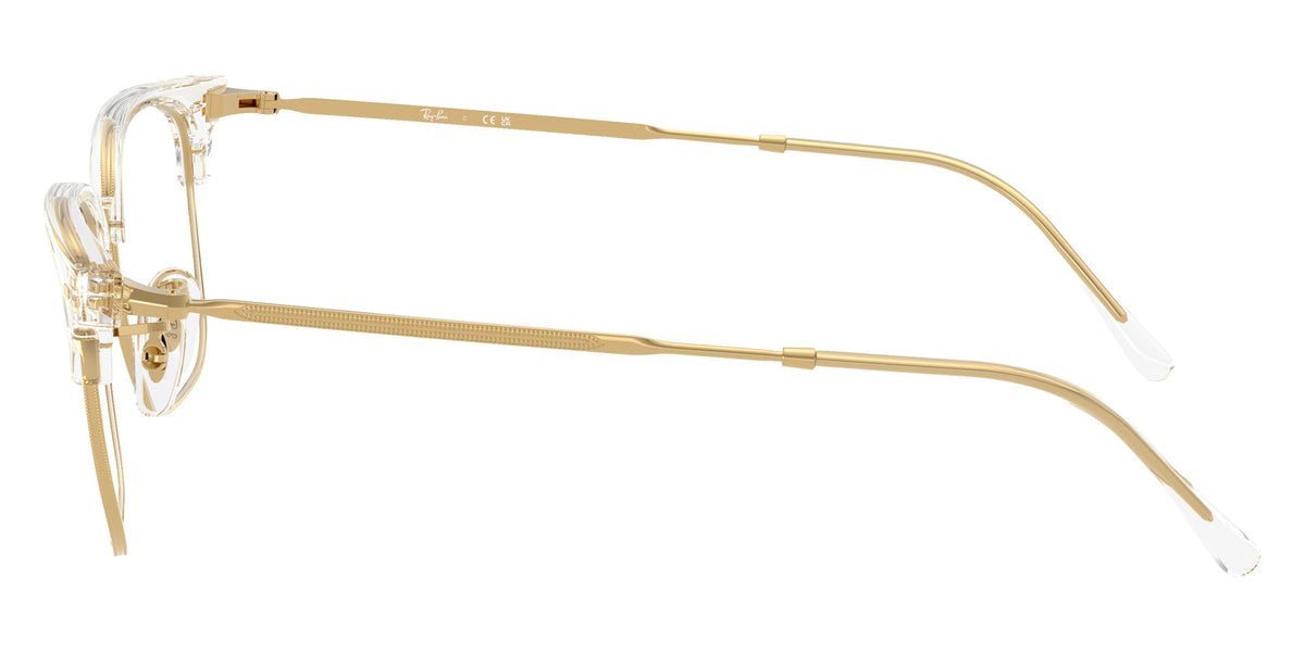 Ray-Ban RB7216 New Clubmaster 5762 51 - Transparent on Gold #id:rx72165762_s:100110