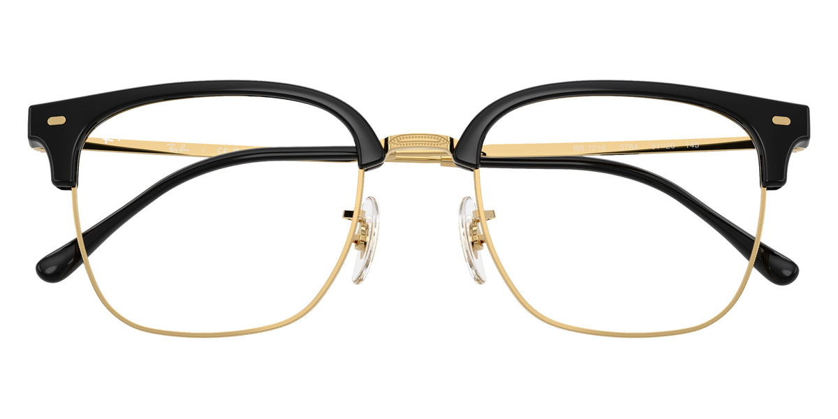 Ray-Ban RB7216 New Clubmaster 5784 51 - Black on Gold #id:rx72165784_s:104125