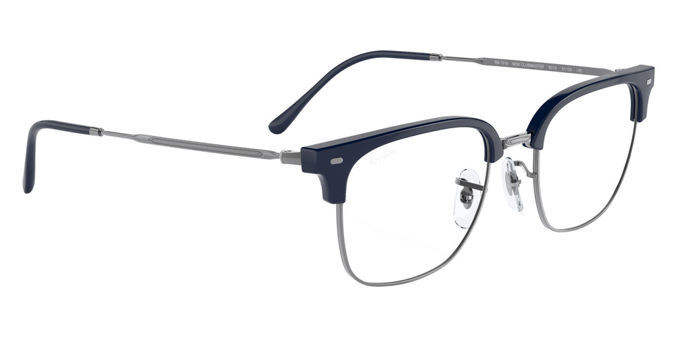 Ray-Ban RB7216 New Clubmaster 8210 53 - Blue on Gunmetal #id:rx72168210_s:104125