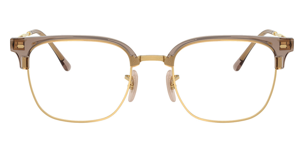 Ray-Ban RB7216 New Clubmaster 8471 51 - Beige on Gold #id:rx72168471_s:114100