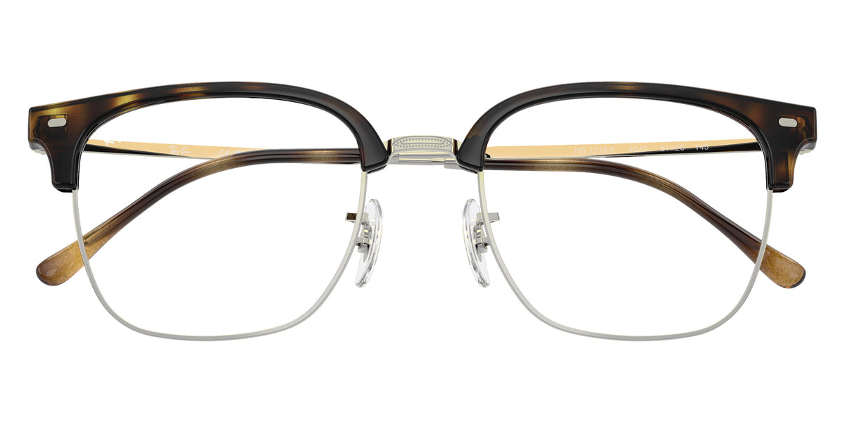 Ray-Ban RB7216F New Clubmaster 8542 53 - Havana on Silver #id:rx7216f8542_s:102125