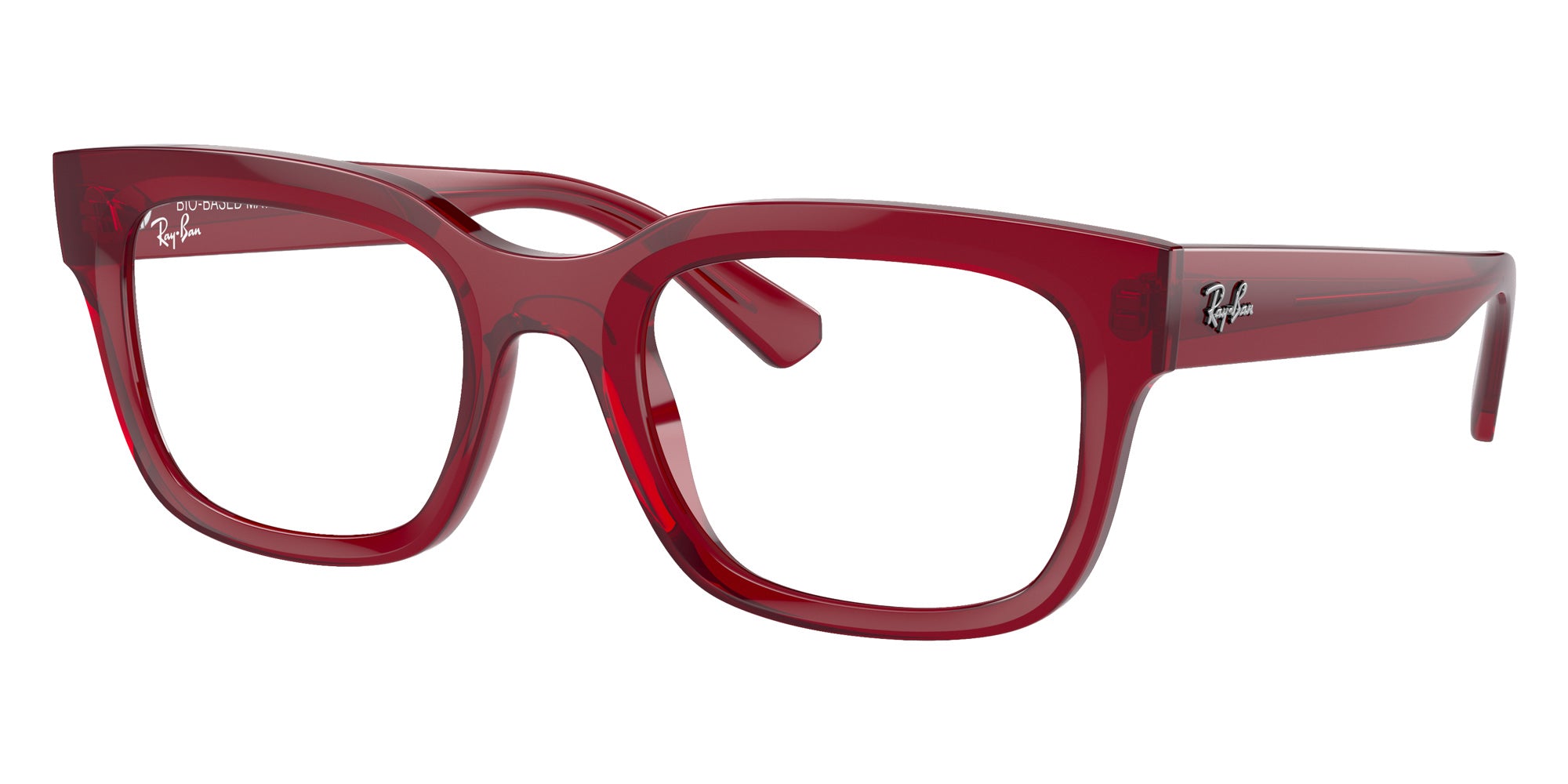 Ray-Ban RB7217 Chad Bio-Based 8265 52 - Transparent Red #id:rx72178265_s:100105