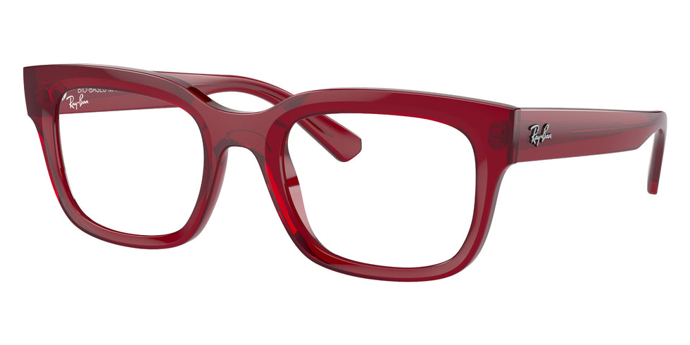 Ray-Ban RB7217 Chad Bio-Based 8265 52 - Transparent Red #id:rx72178265_s:100105