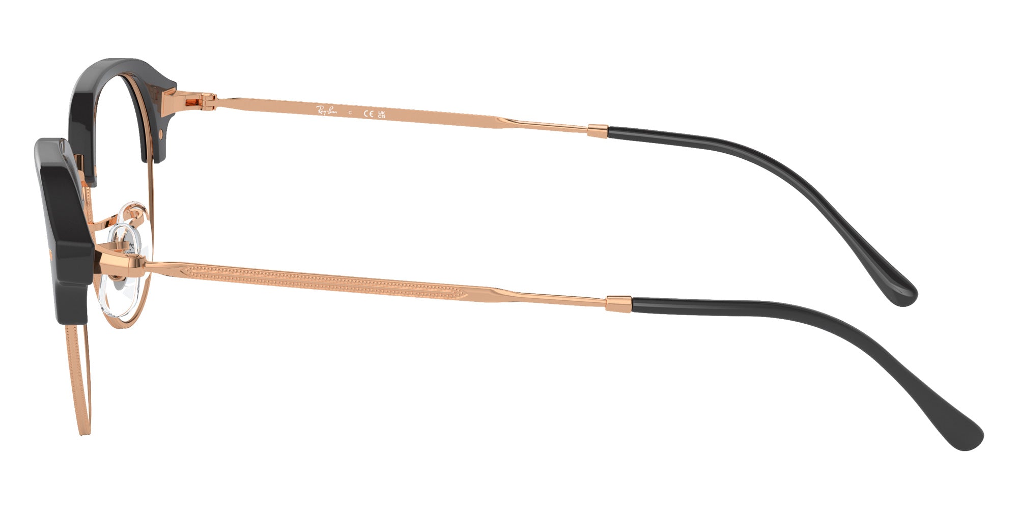 Ray-Ban RB7229 8322 53 - Dark Gray on Rose Gold #id:rx72298322_s:100110