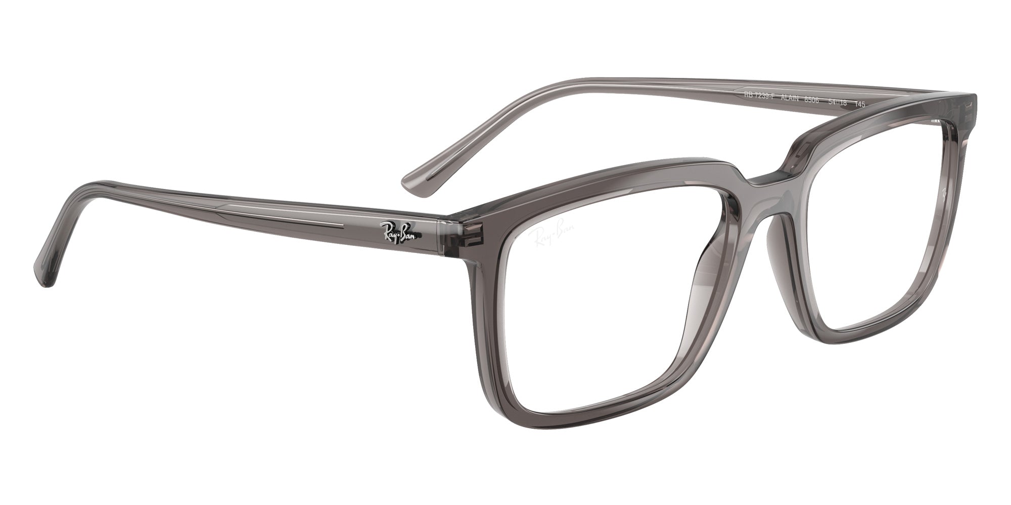 Ray-Ban RB7239F Alain 8506 54 - Transparent Gray #id:rx7239f8506_s:100120