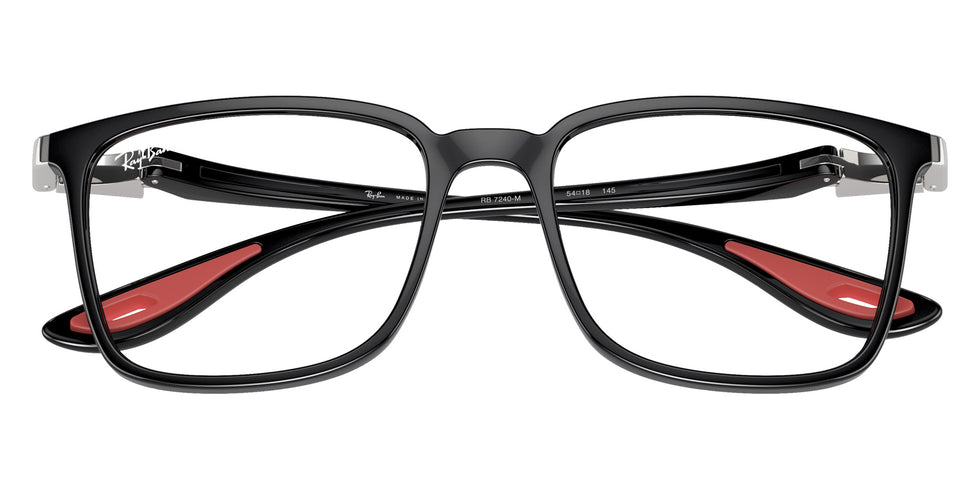 Ray-Ban RB7240M Scuderia Ferrari F601 54 - Black #id:rx7240mf601_s:100125