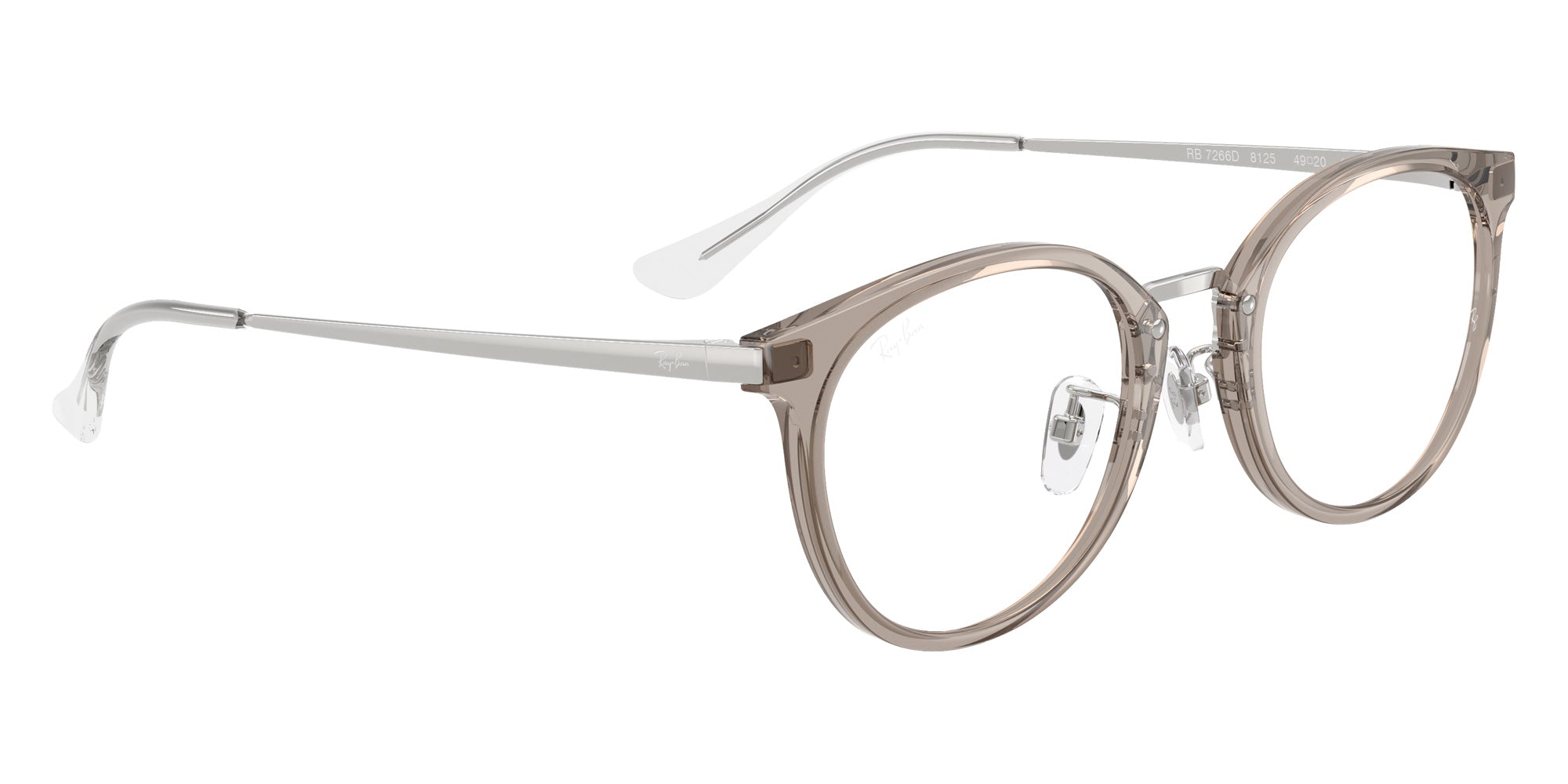 Ray-Ban RB7266D 8125 49 - Transparent Gray #id:rx7266d8125_s:104120