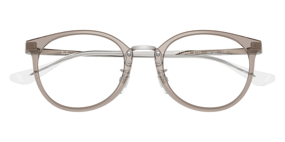 Ray-Ban RB7266D 8125 49 - Transparent Gray #id:rx7266d8125_s:104125