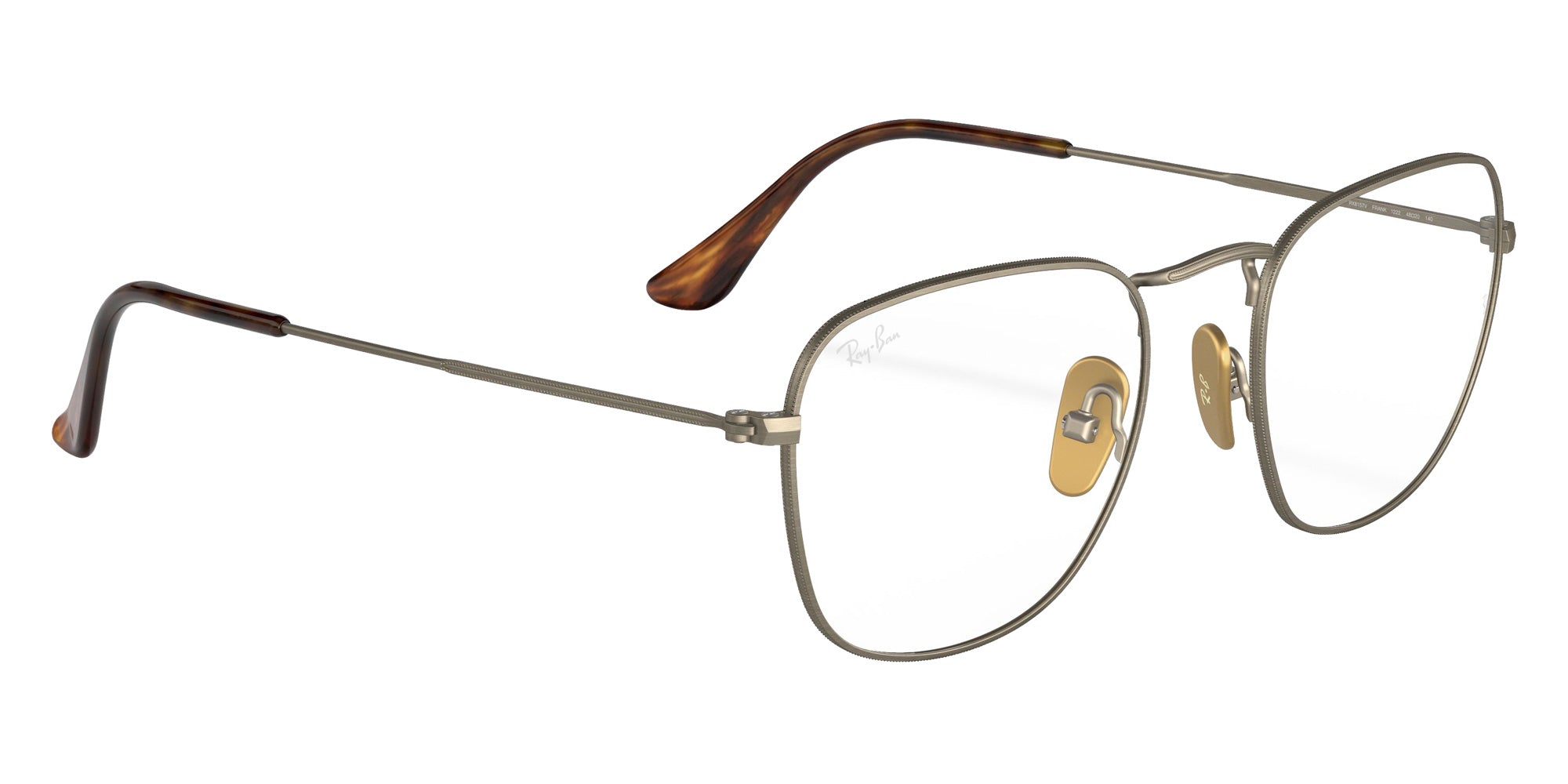 Ray-Ban RB8157V Frank Titanium 1222 48 - Demigloss Antique Gold #id:rx8157v1222_s:100120