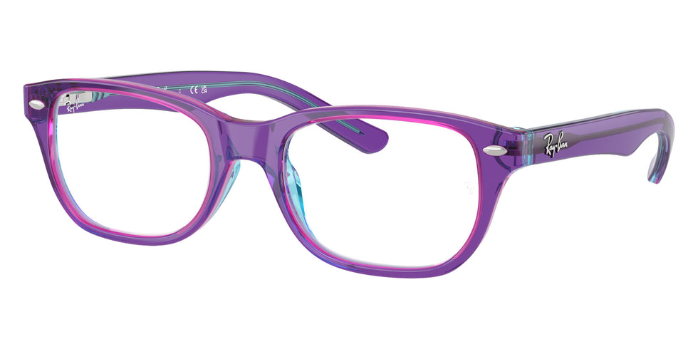 Ray-Ban RB1555F 3997 48 - Transparent Violet & Light Blue #id:ry1555f3997_s:100105