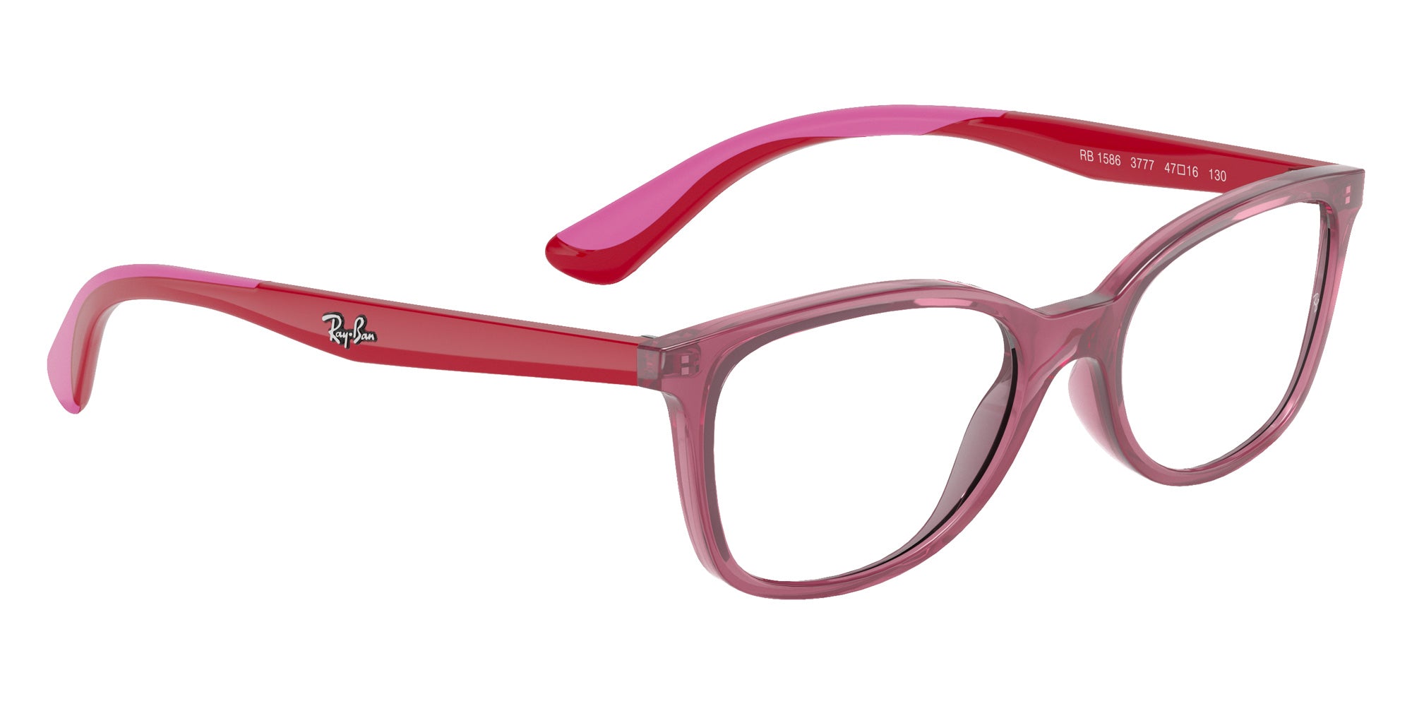 Ray-Ban RB1586 3777 47 - Transparent Red #id:ry15863777_s:100120
