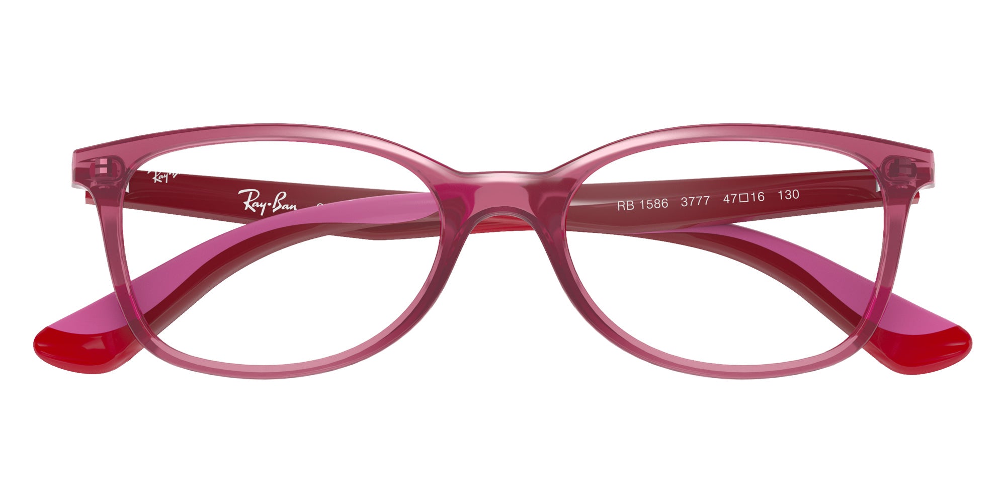 Ray-Ban RB1586 3777 47 - Transparent Red #id:ry15863777_s:100125
