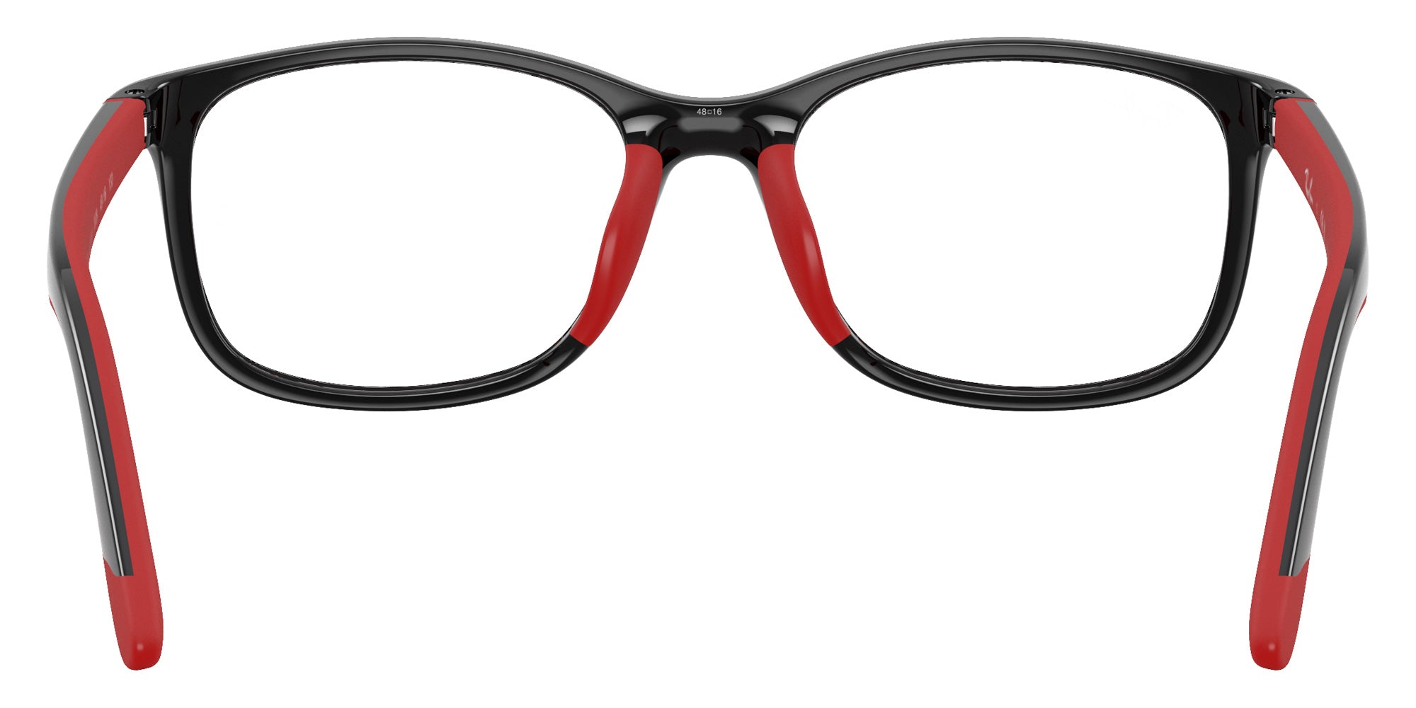 Ray-Ban RB1644 3928 46 - Black on Rubber Red #id:ry16443928_s:100115