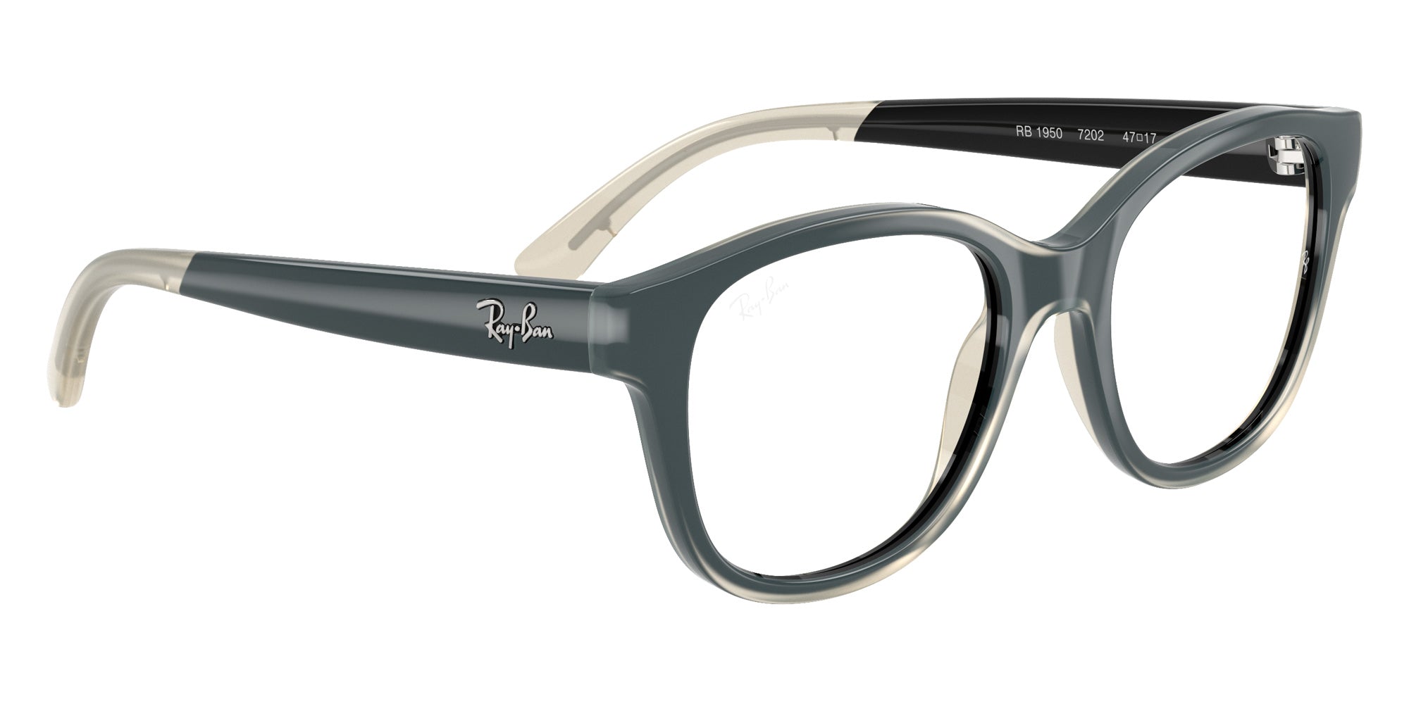 Ray-Ban RB1950 Bio-Based 7202 44 - Black on Transparent #id:ry19507202_s:100120