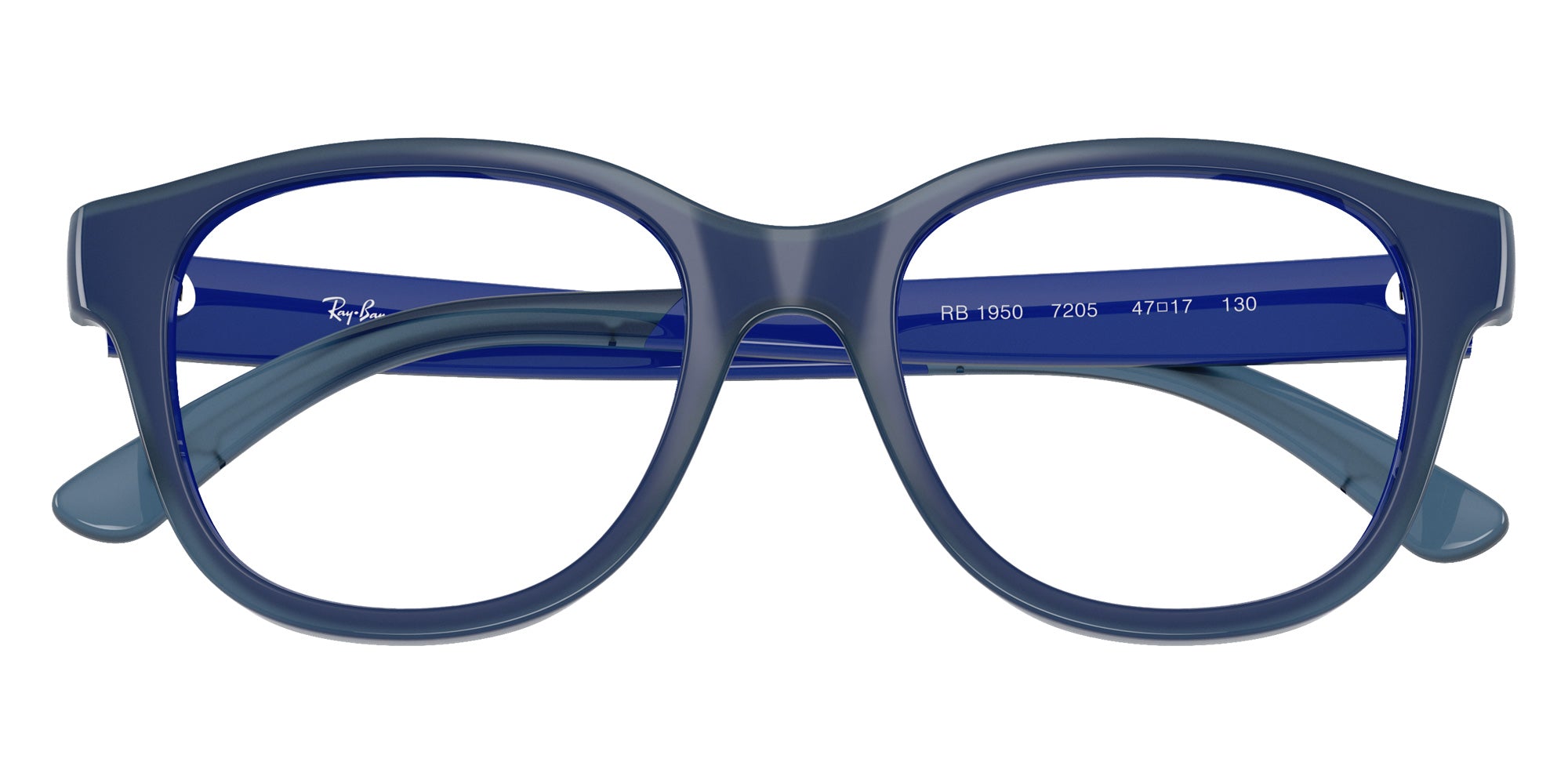 Ray-Ban RB1950 Bio-Based 7205 44 - Blue on Transparent Blue #id:ry19507205_s:104125