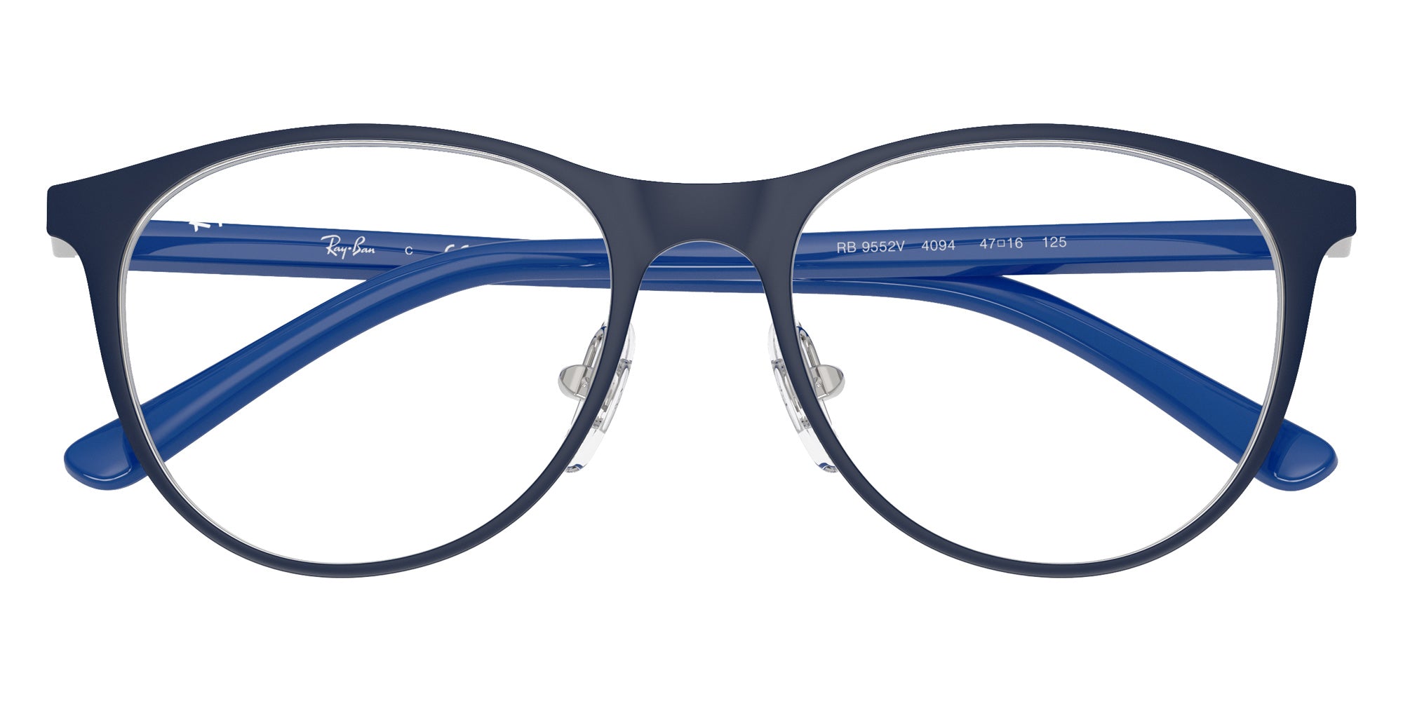 Ray-Ban RB9552V 4094 45 - Matte Blue on Silver #id:ry9552v4094_s:100125
