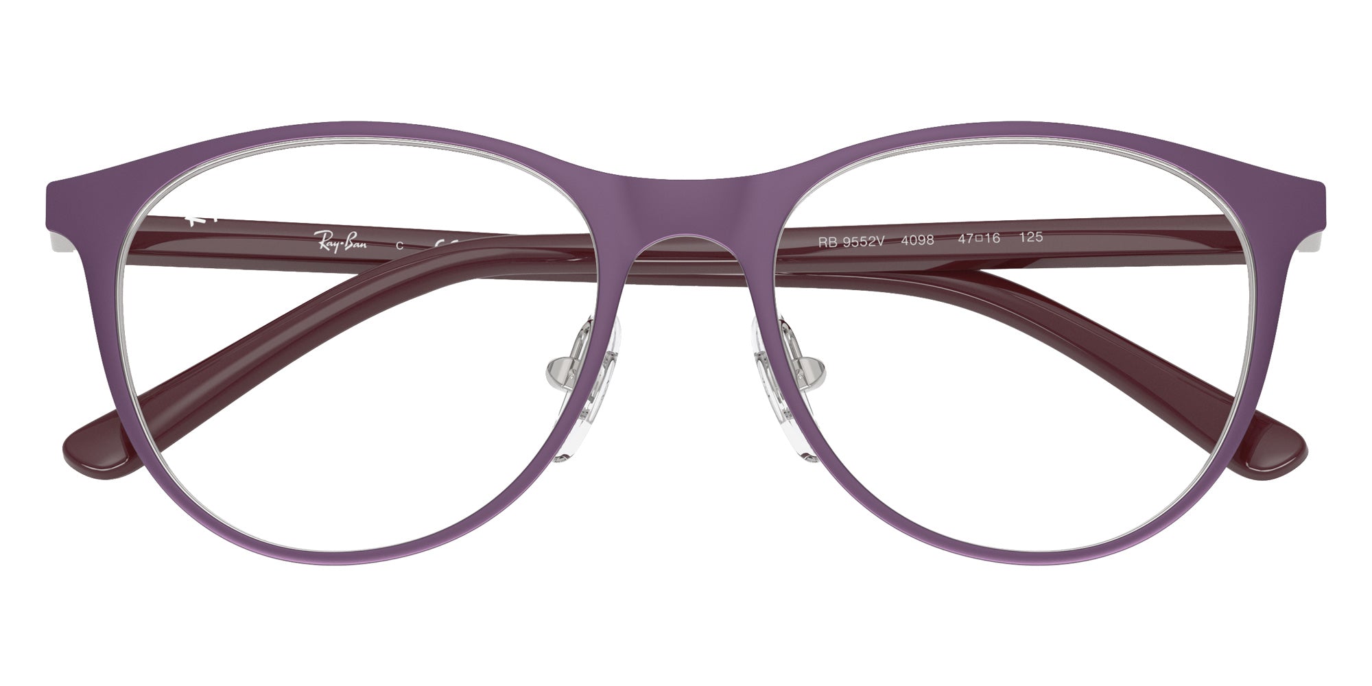 Ray-Ban RB9552V 4098 47 - Matte Violet on Silver #id:ry9552v4098_s:102125